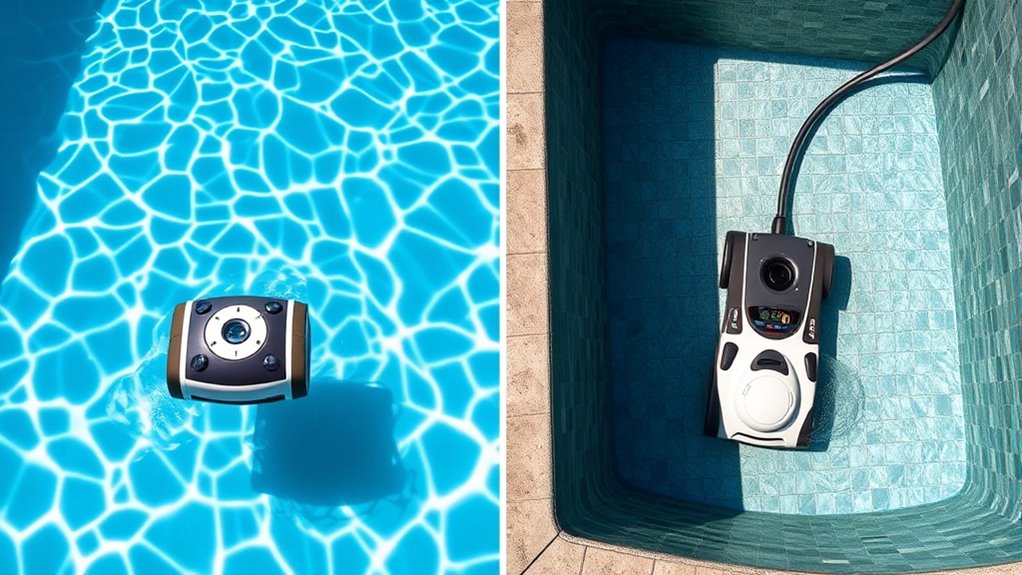pool structure influences cleaning