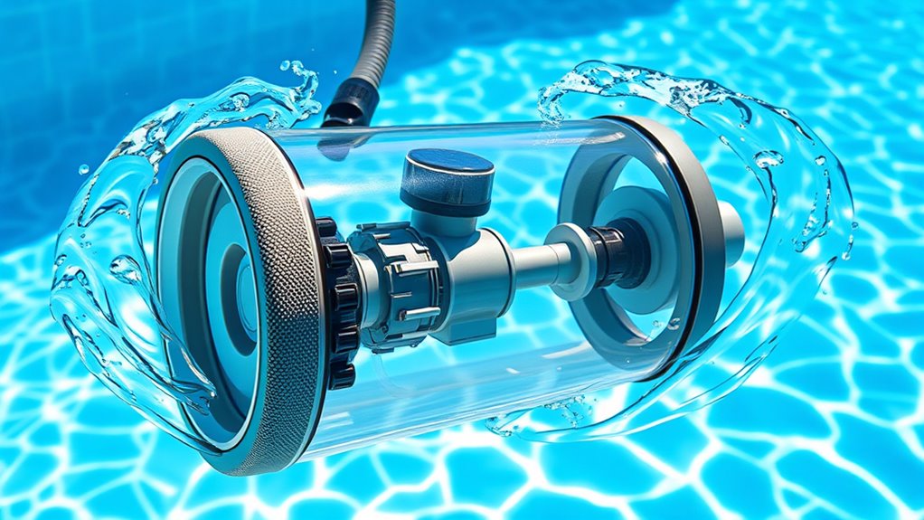 pool suction cleaner operation