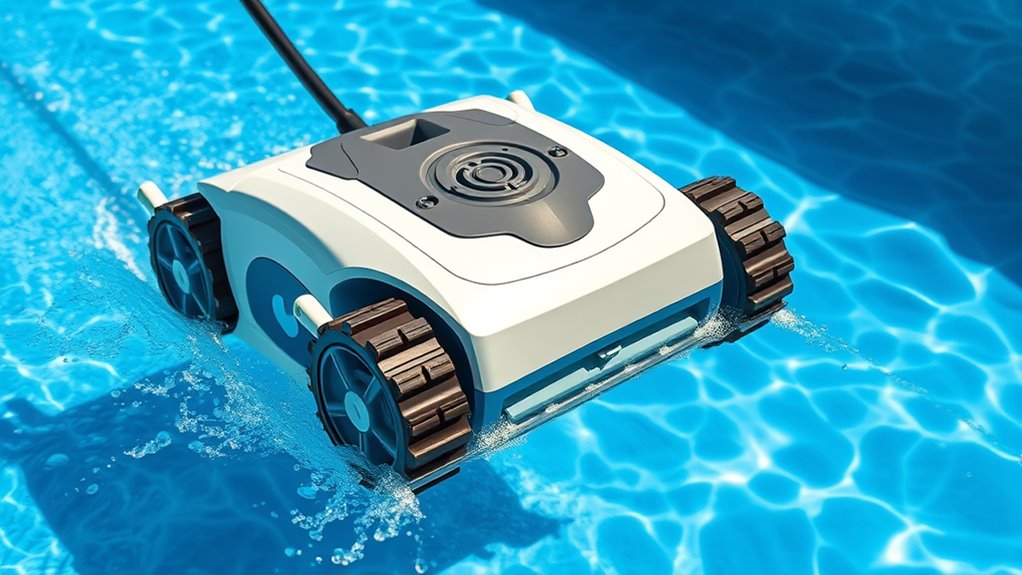 powerful automated pool cleaning