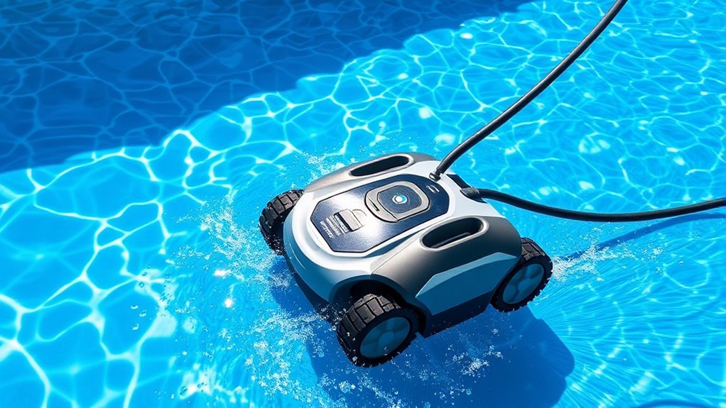 powerful efficient pool cleaning