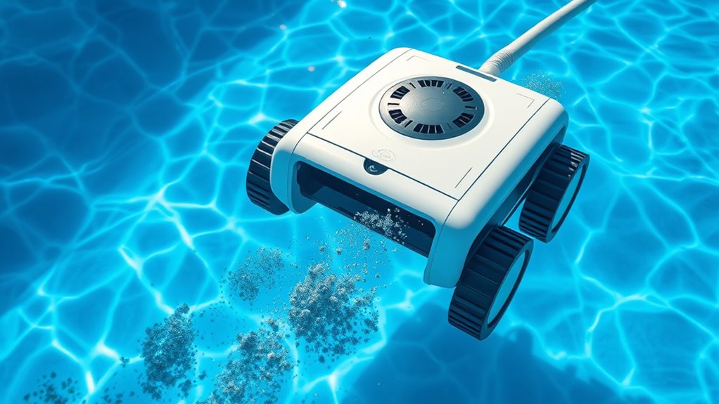 powerful suction debris removal