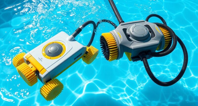 pressure pool cleaner efficiency