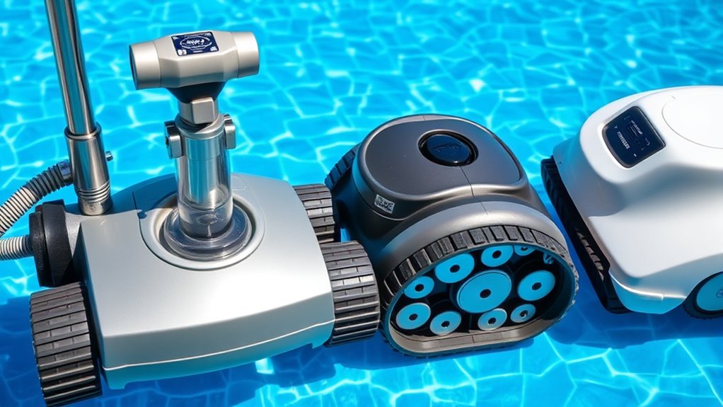 pressure versus robotic cleaners