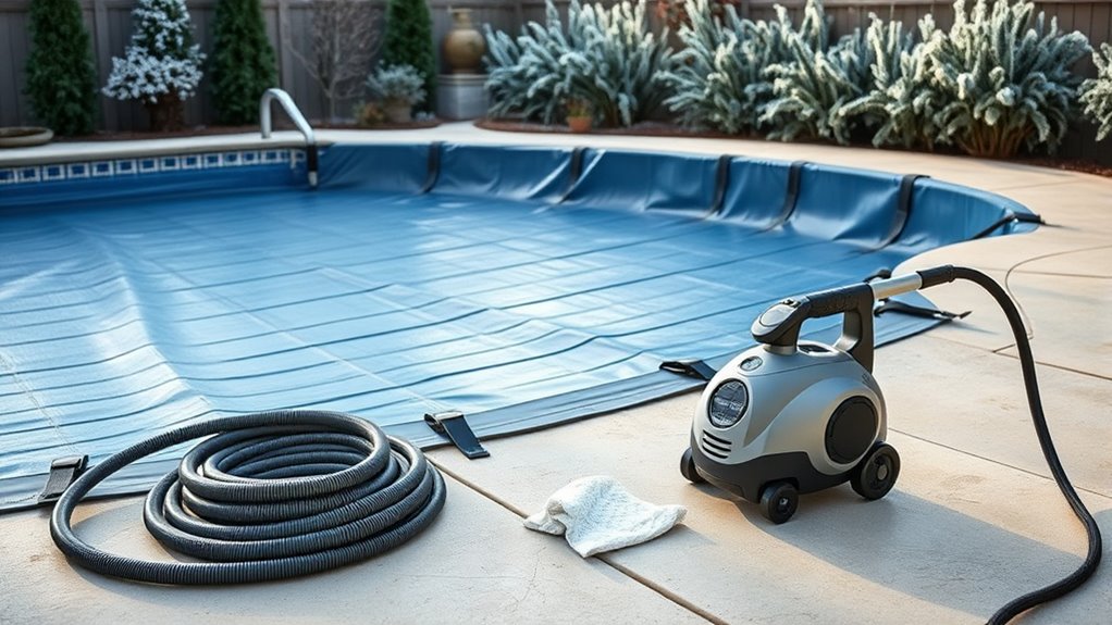 proper off season pool care