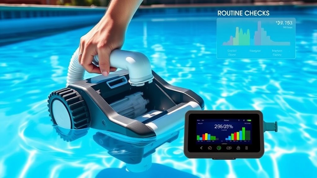 regular pool cleaner performance checks