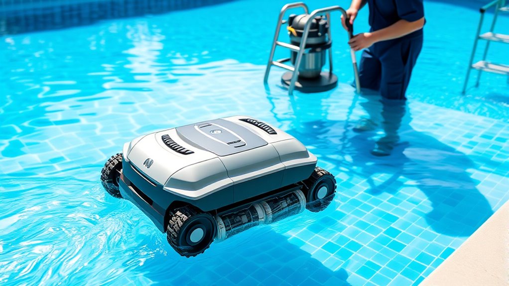 regular pool system maintenance