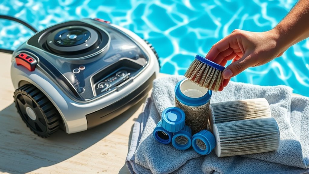 replace filters and brushes