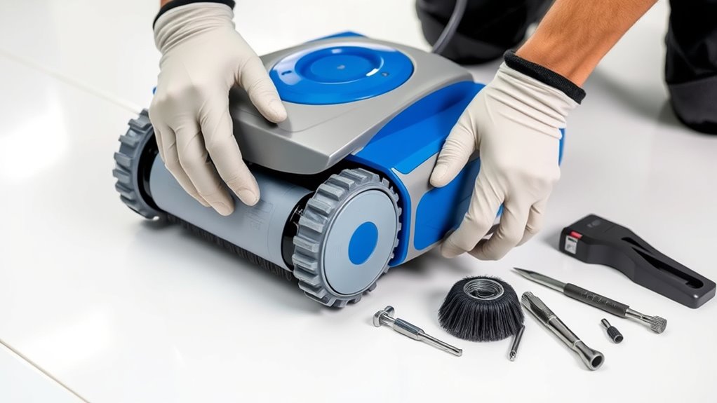 replace worn robot parts