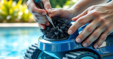 replacing robotic pool cleaner parts