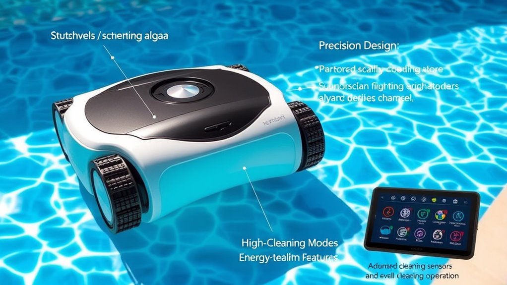robotic pool cleaner features