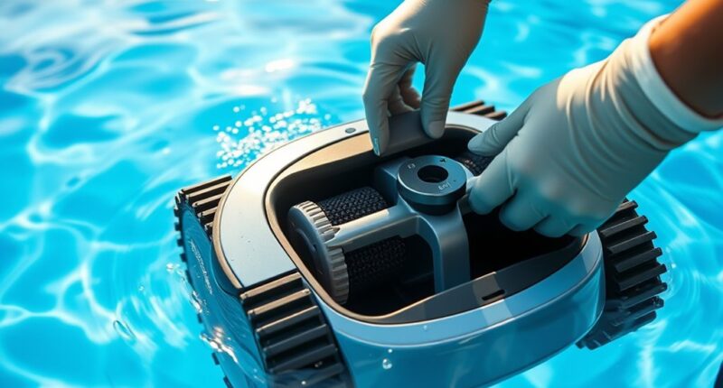 robotic pool cleaner maintenance