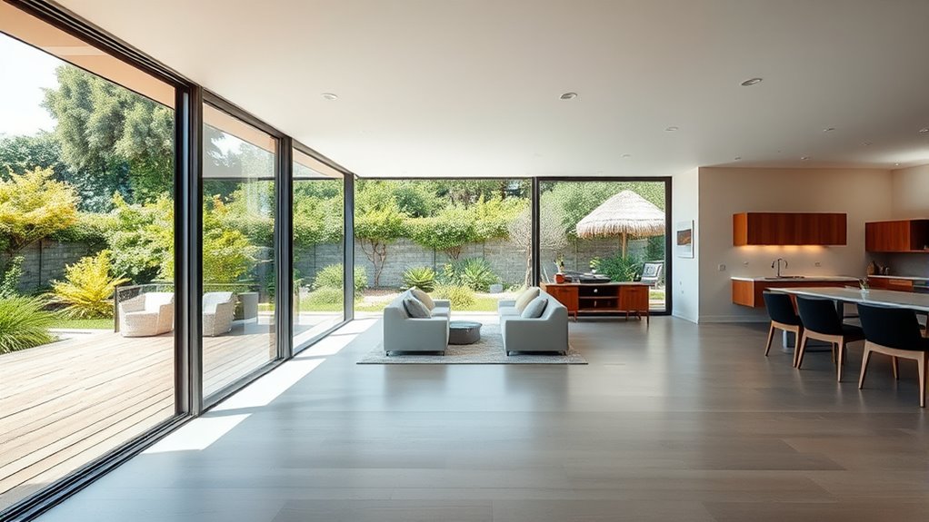seamless energy efficient glass integration