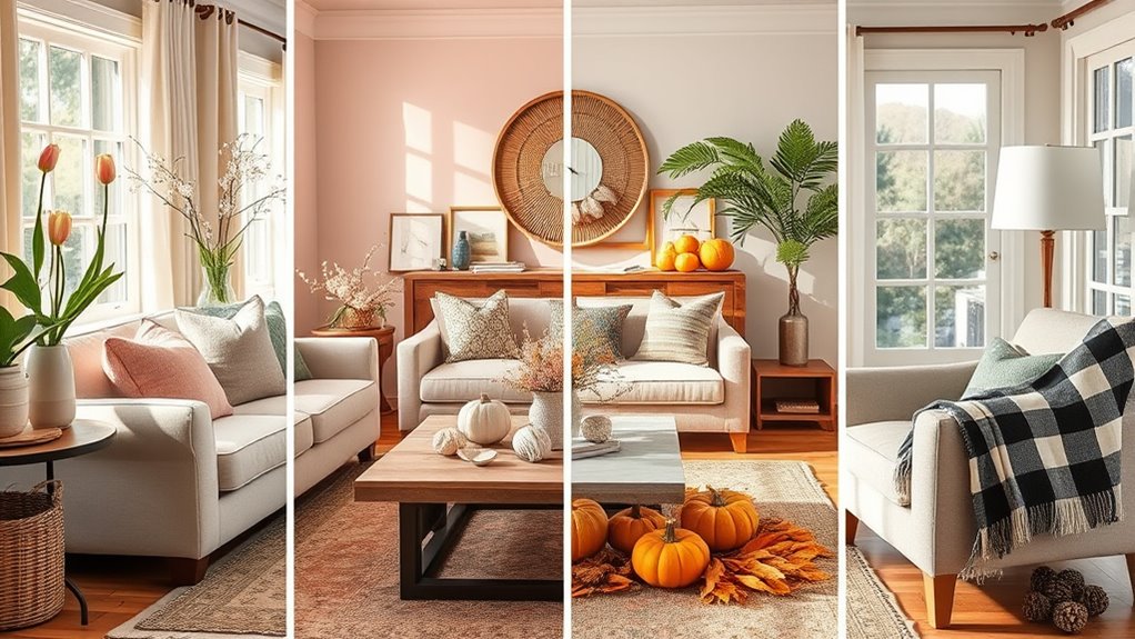seasonal natural decor accents
