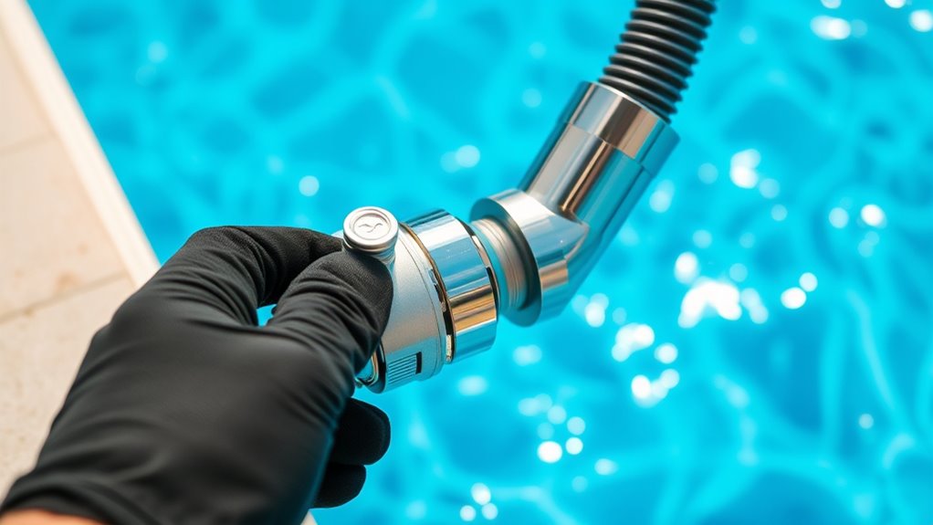 secure hose connections tightly