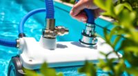 set up pressure side cleaner
