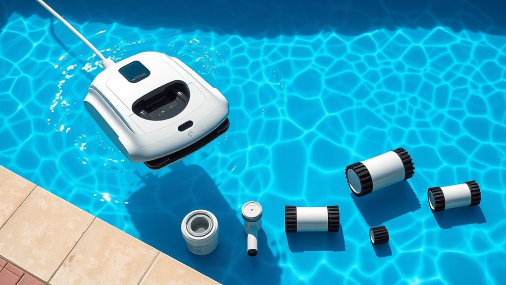 smart robotic pool cleaning