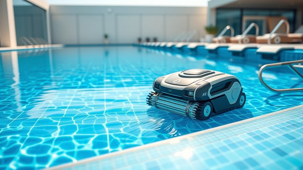 smart sensor enabled pool cleaners