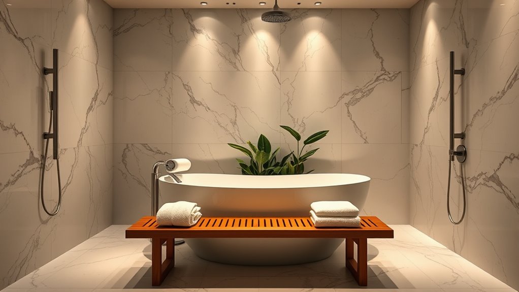 spa bathroom fixture upgrades