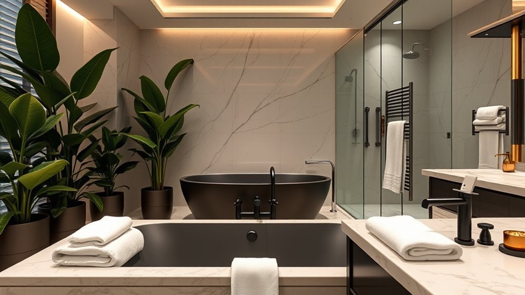 spa bathroom relaxation retreat