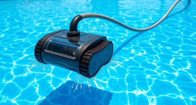 suction drives pool cleaning