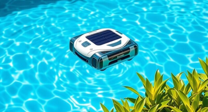 sustainable robotic pool cleaners