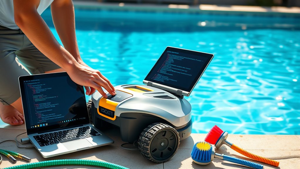 test pool cleaner functionality