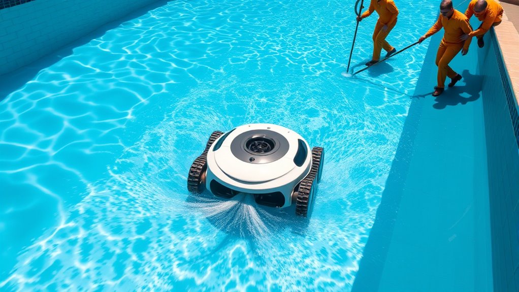 thorough efficient pool cleaning