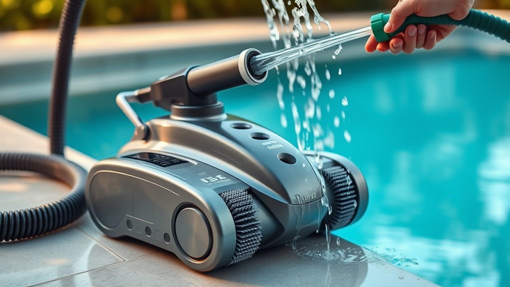 thoroughly rinse and inspect