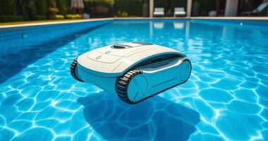 top large pool robotic cleaners
