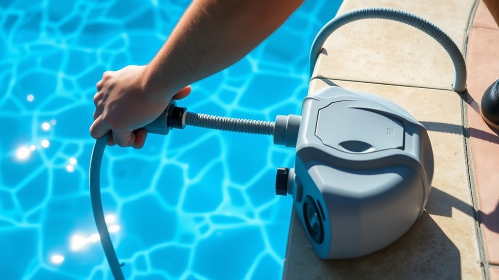 turn off pump safely