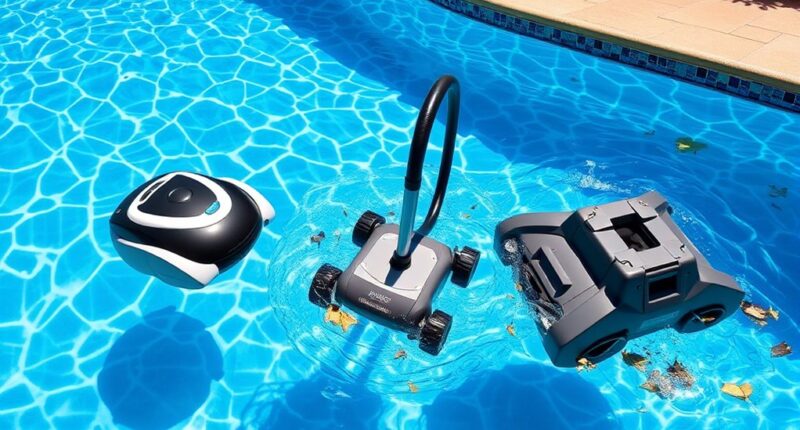 types of automatic pool cleaners
