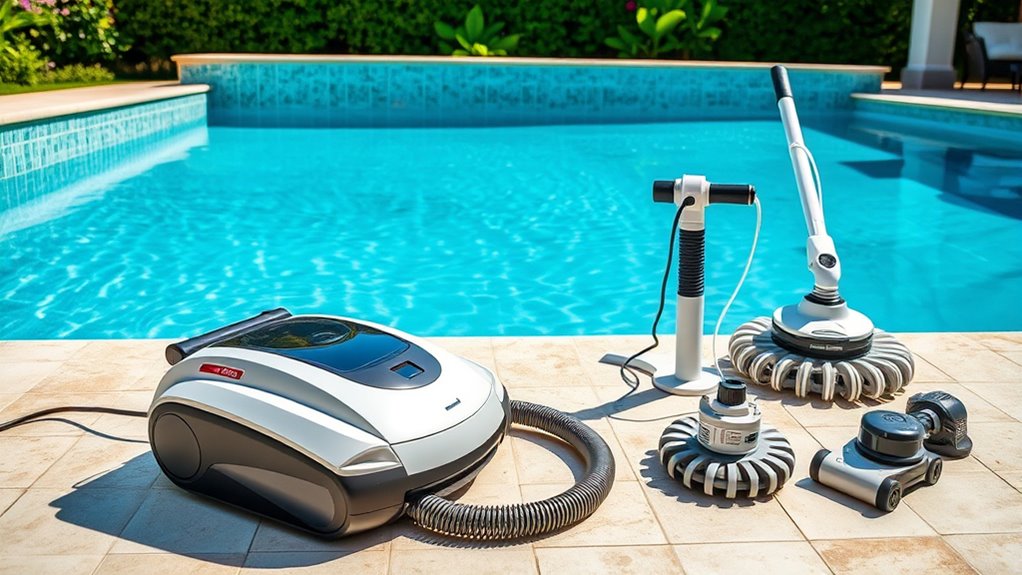 types of pool cleaners