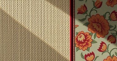 variety of wallcovering materials