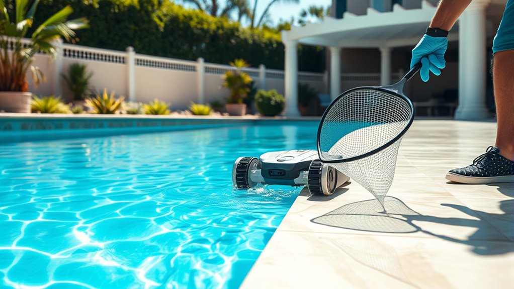 weekly pool maintenance routine