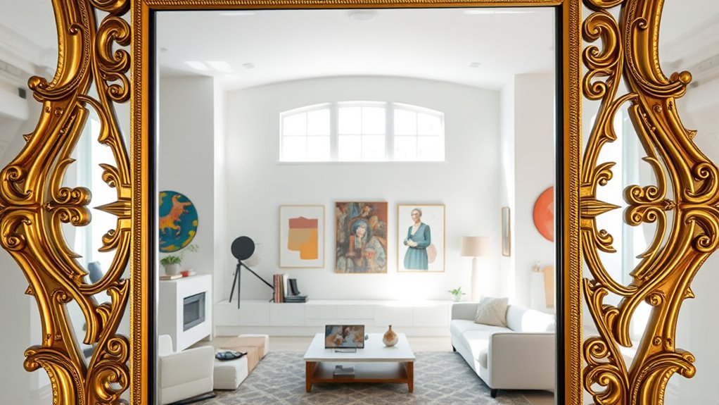 artistic bold reflective accents