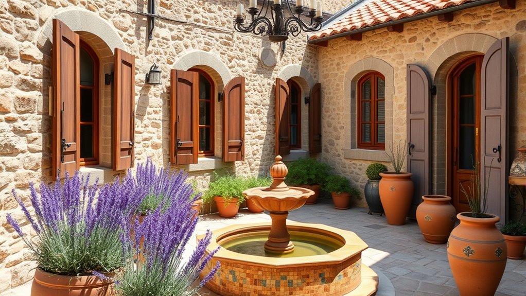 authentic rustic material selection