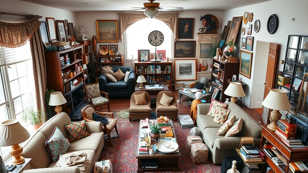 avoid cluttered overstuffing intentionally