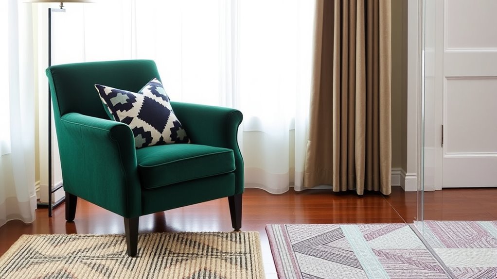 balance bold patterns harmoniously