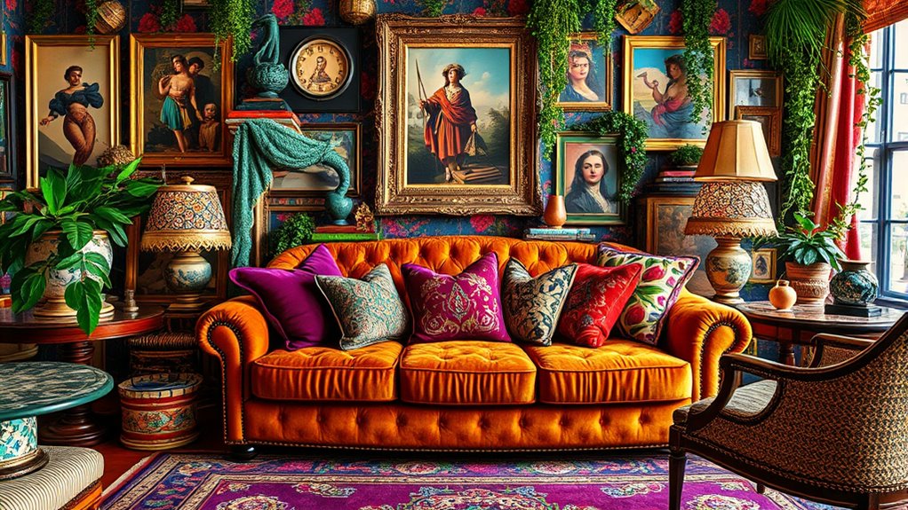 balance clutter with contrast