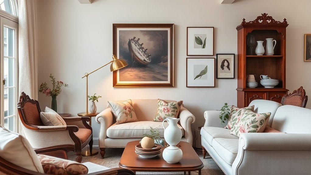 blend vintage with modern