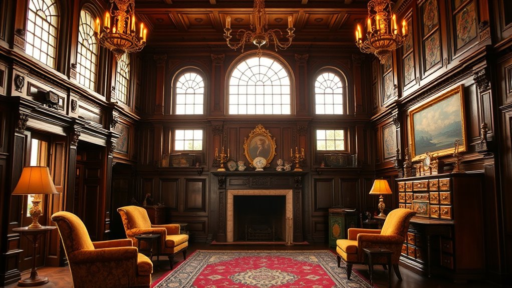 british manor inspired decor