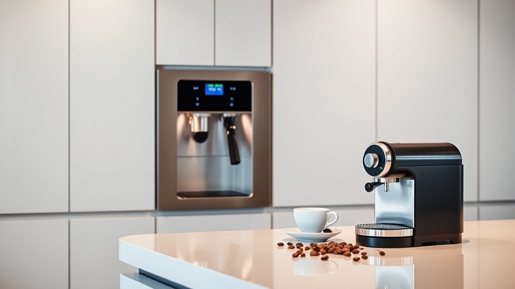 built in vs countertop coffee options