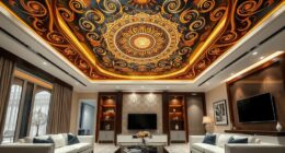 ceiling as accent wall