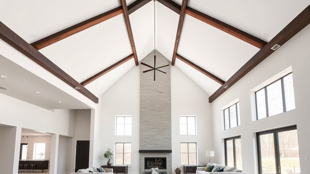 ceiling heights reflect styles