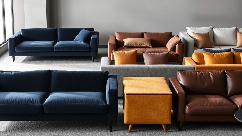 choose sofa style shape