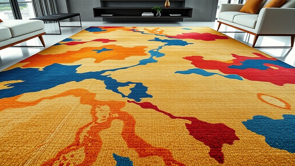 choosing artistic rug features