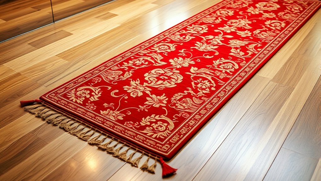choosing quality red silk runner