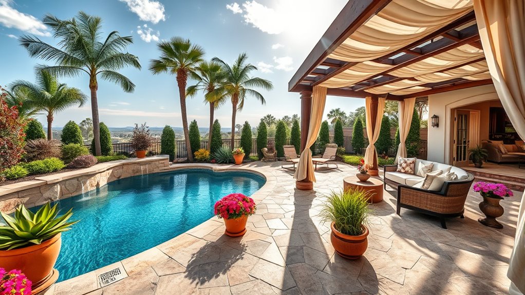 cohesive outdoor design elements