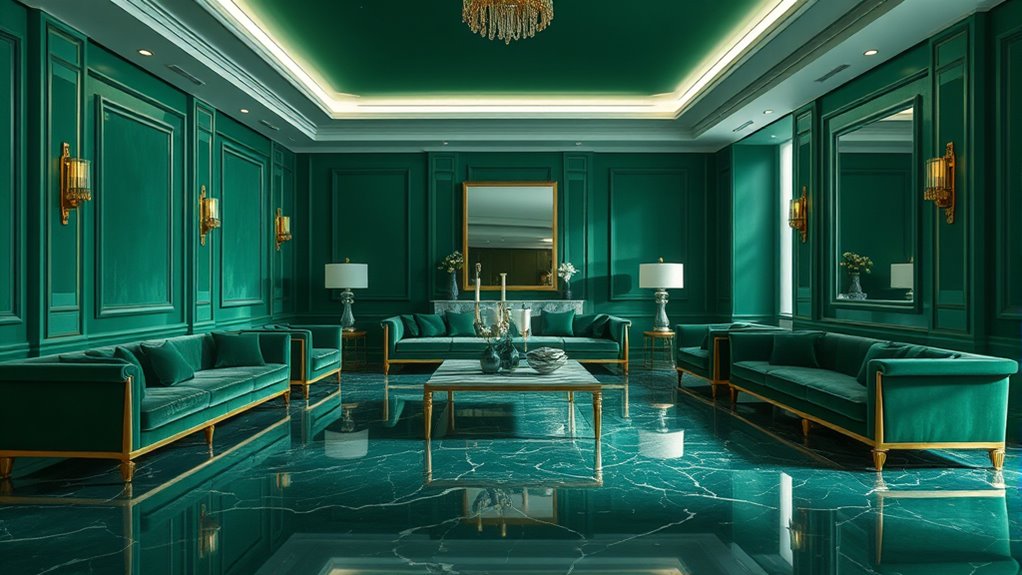 colors evoke luxury moods