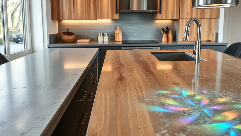 countertop materials and styles